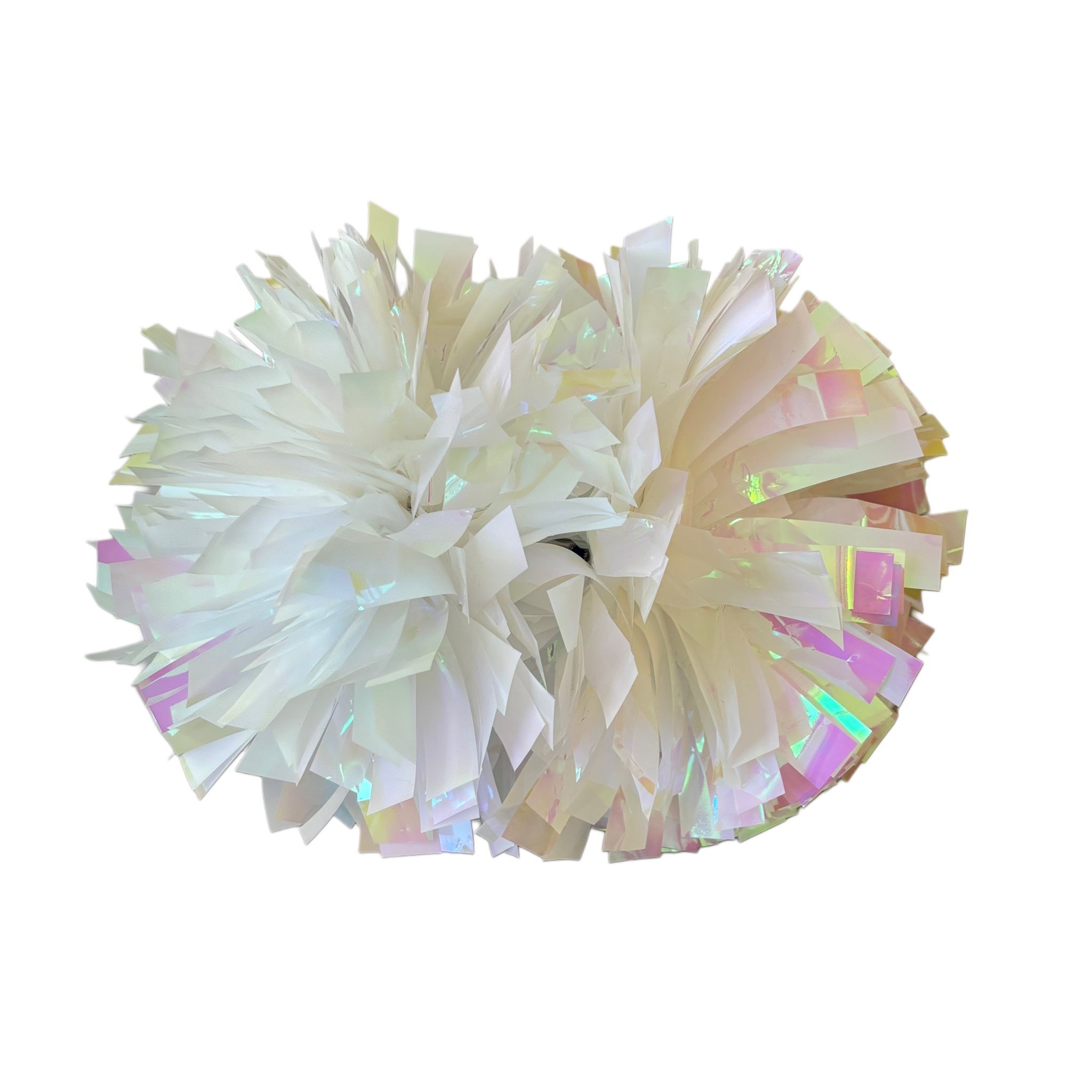 Pom pon 4" White Pearl